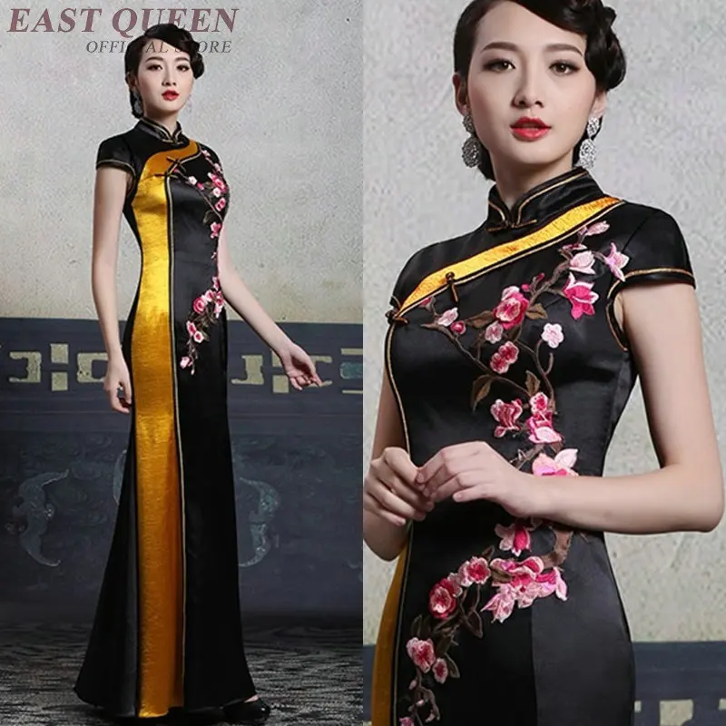 Cheongsam qipao китайское оригинальное платье Китай женский Традиционный китайский одежда для женщин qi pao сексуальные китайские платья AA4124