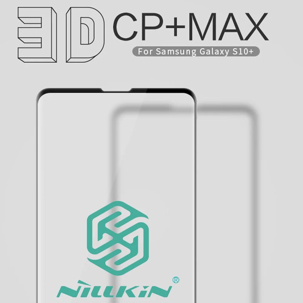 Nillkin 3D CP+ Max закаленное стекло для samsung Galaxy S10 Plus Полное покрытие экрана изогнутый защитный олеофобный