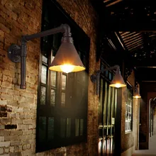 Лофт Стиль промышленных Винтаж бра для дома под старину металла водопровода лампа прикроватная edison бра Lampara сравнению