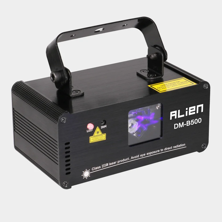 Alienígena DMX512 500 mW azul Proyector láser escáner efecto de iluminación de escenario discoteca fiesta Bar casa Navidad remoto de luz luces - 2
