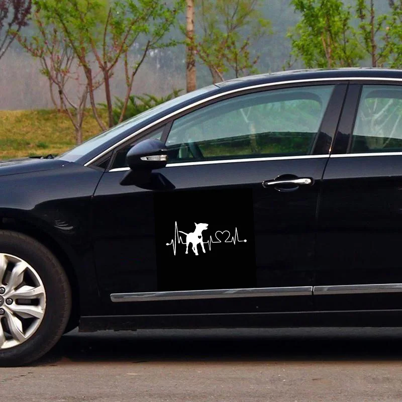 Автомобильная Наклейка 3D 18 см * 7 9 Bull Terrier водонепроницаемая виниловая модная