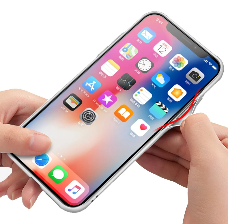 Ultra thin Soft TPU + Transparent 9H Tempered Glass Phone Back Case For iPhone X 8 7 Plus Soft Silicone Rubber Shockproof Cover (11)