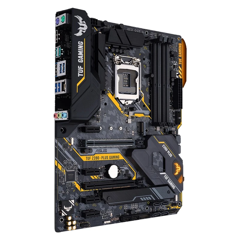 ASUS TUF Z390-PLUS игровая Материнская плата Intel LGA1151 4x DDR4 DIMM Max 64 Гб ОЗУ ATX PCI-E 3,0 DP HDMI SATA III M.2