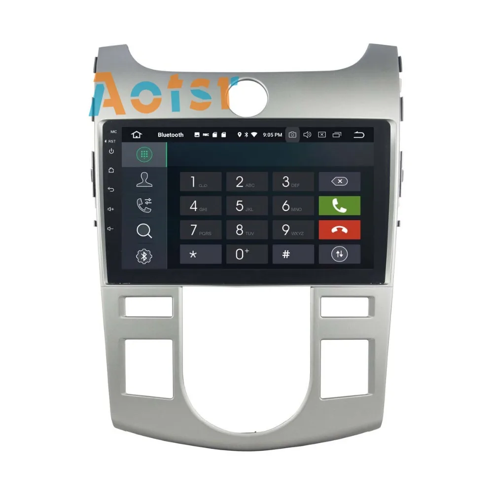 Perfect IPS Screen Android 8.0 Car multimedia dvd player head unit For KIA CERATO/FORTE 2008-2012 GPS Navigation radio autos tereo 4+32G 3