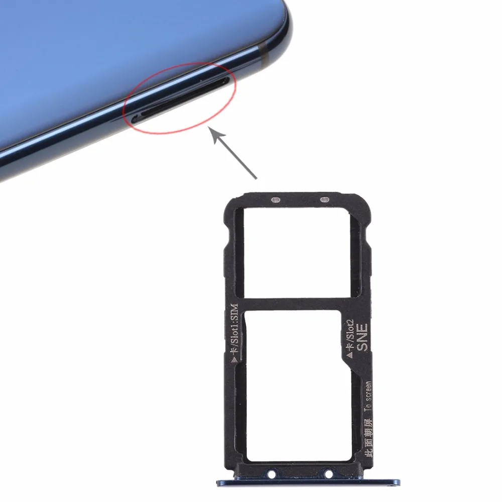Лоток для sim карты Huawei Mate 20 Lite/Maimang 7|Адаптеры SIM карт| |