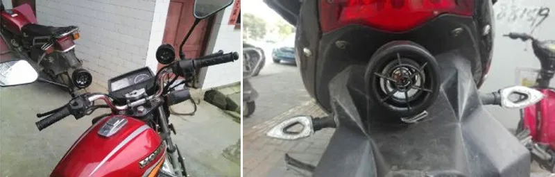 Sistema de Som Remoto sem Fio para Motocicleta Alto-falante com Rádio fm e Usb Antirroubo para Moto e Mp3 Áudio sd 9 Sistema de som remoto sem fio para