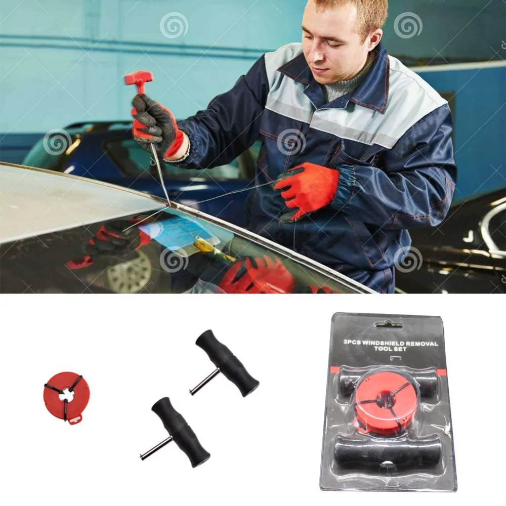 

Car Windshield Removal Tool Kit Disassembly Instrument Window Glass Cutting Wire/Handles Automotive Accessries Car Repair Tools
