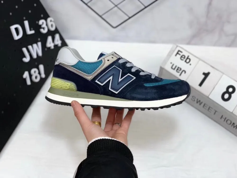 

NEW BALANCE NB574 Authentic Men's/Women's Running Shoes,Breathable NB574 outdoor Sports Shoes Sneakers 18dljw Eur 36-44
