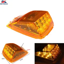 Keyecu 1 упак. Amber 17led крыши Бег зазоры Отражатели огни для kenworth peterbilt freightliner Мак