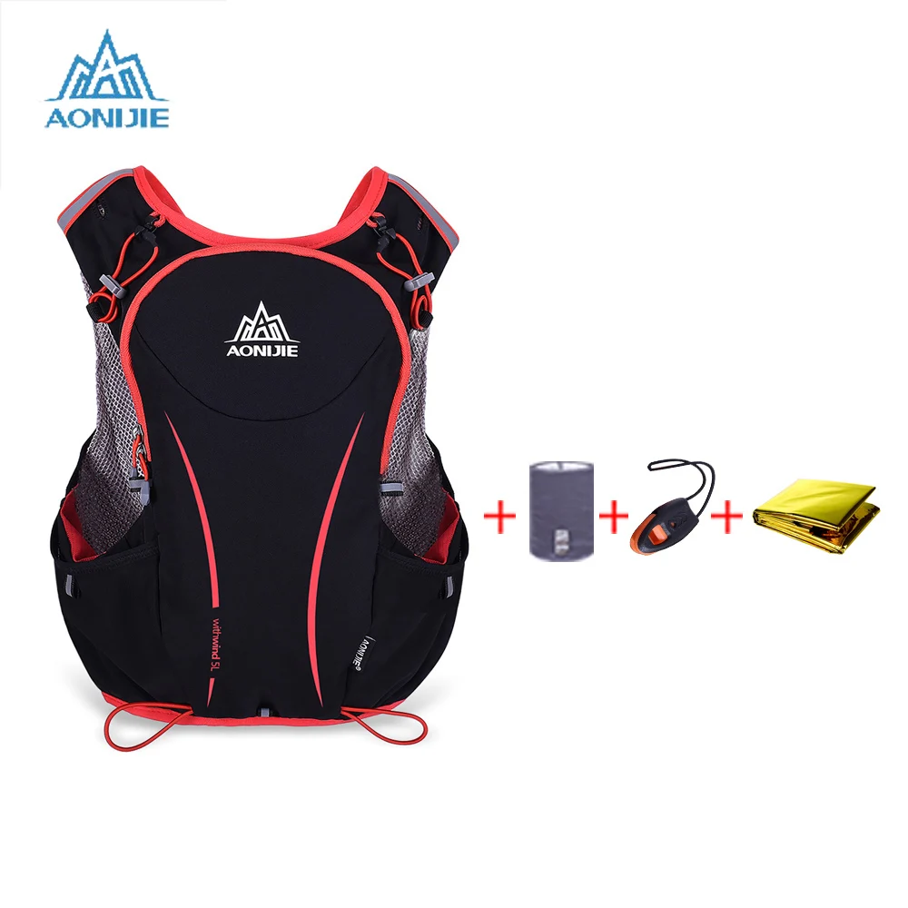 AONIJIE 5L Outdoor Sport Running Vest Backpack Women/Men Hydration Vest