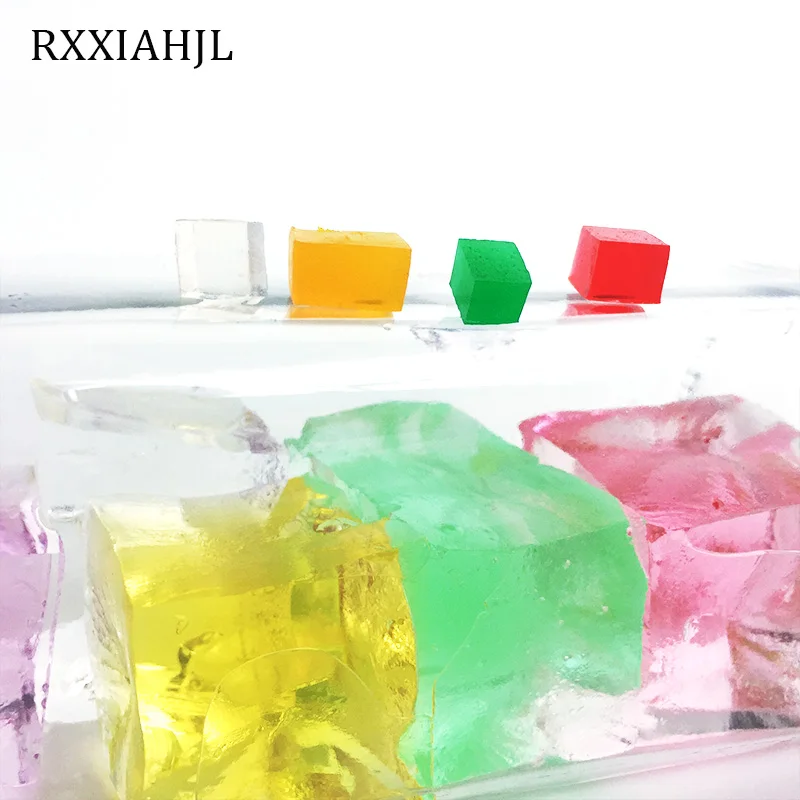 

New 50pcs 3d 5x5x5 square crystal soil hydrogel water beads for flower orbiz orbits growing jelly balls in water toy set orbis