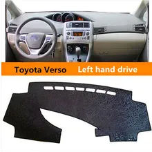 Alta qualidade da mão esquerda drive estilo elegante tampa do painel do carro para Toyota Verso Painel proteger pad para Toyota