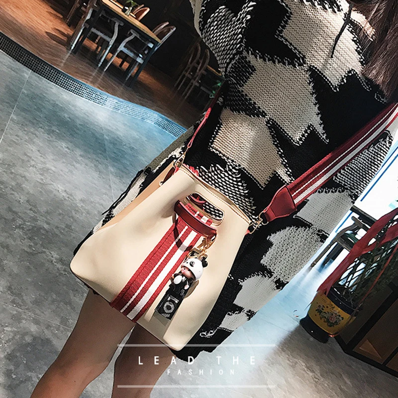 Women Bucket Handbag Female Cartoon Messenger Shoulder Bag Ladies Fashion Crossbody Bags Multiple Matching Styles Tote SS7208 (18)