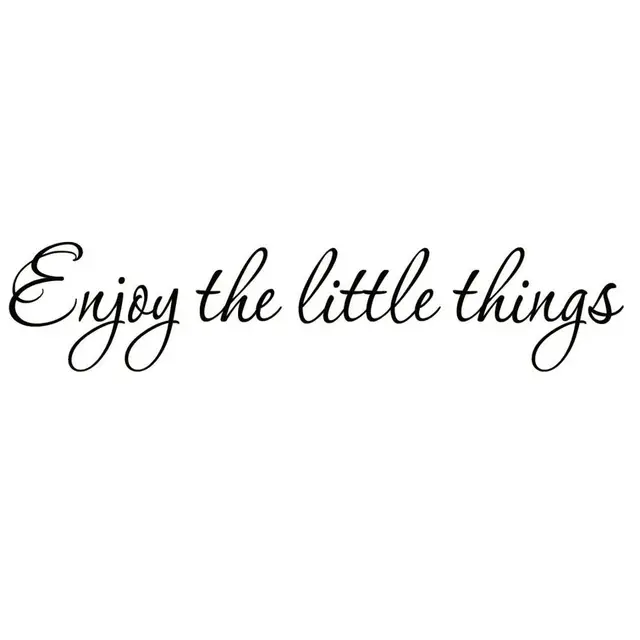 Famous Quotes About Family Captivating English Famous Quote Enjoy The Little Things Vinyl Wall Decal Famous Quotes About Family Inspiration English Famous Quote Enjoy The Little Things Vinyl Wall Decal