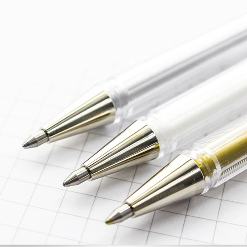 3 шт. металлическая фоторучка Pentel K108 копия золотой ручки ручка для выделения