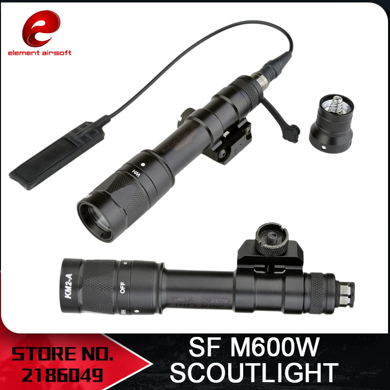 Element Airsoft тактический скаутский Фонарик светодиодный оружие M600W Strobe light версия
