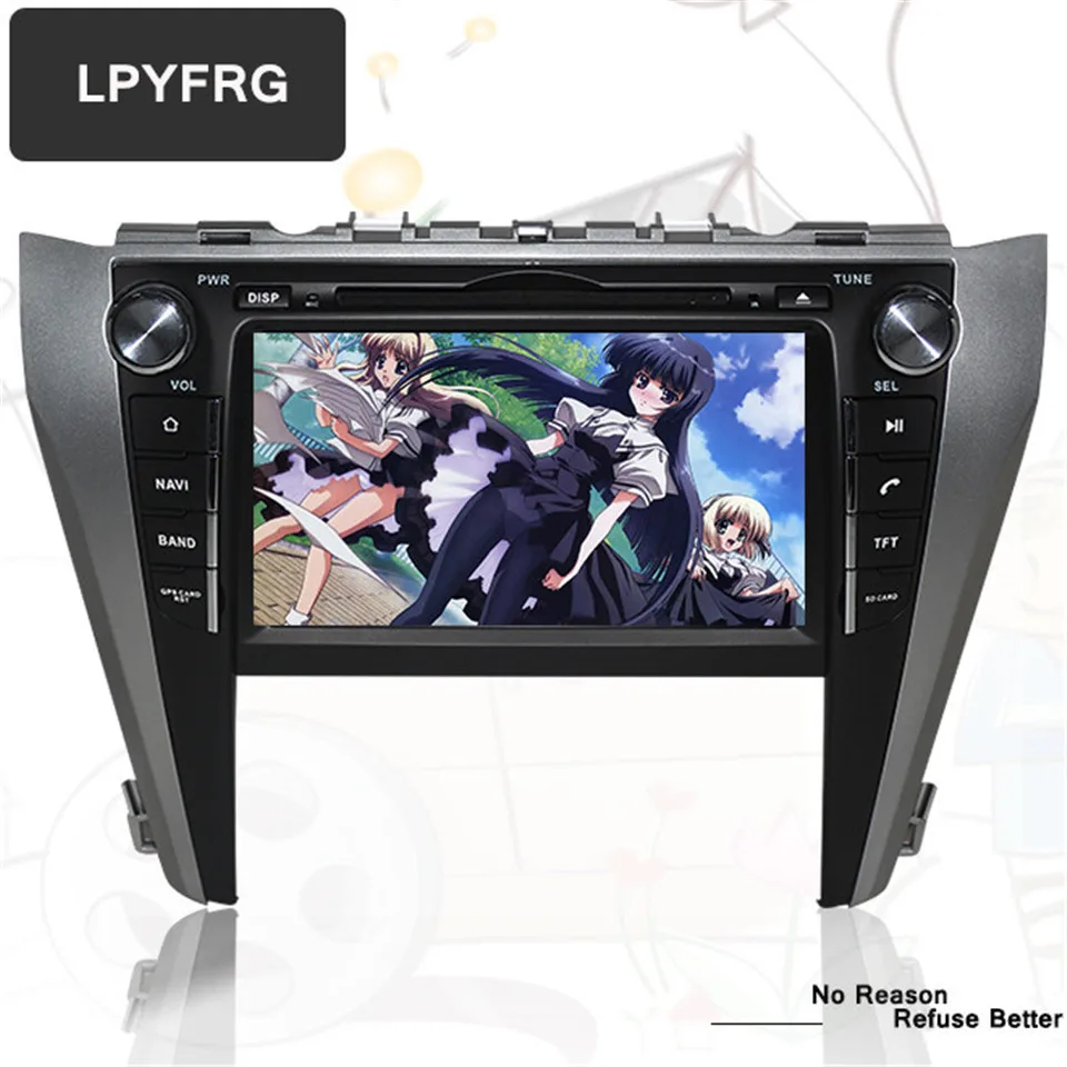 Perfect 1024*600 HD Android 9.0 car gps navigation dvd Player for Toyota camry 2015 2016 2017 2018 2019 With 4G Radio Bluetooth Navi Map 3