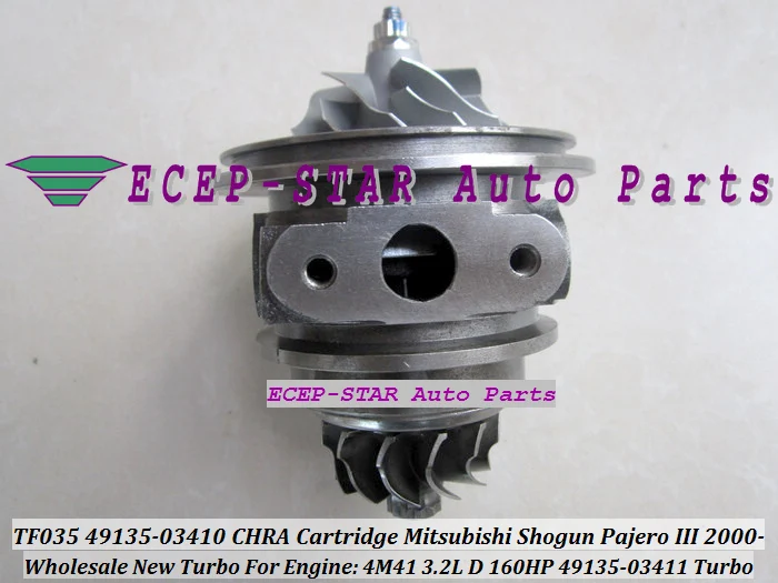 Турбокомпрессор с турбонаддувом TF035 49135 03411 03410 для Mitsubishi Shogun Pajero III 2000 06 4M41 3.2L D