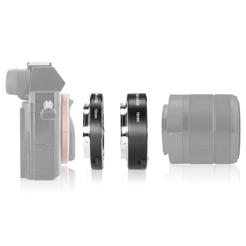 Удлинительная макротрубка Meike с автофокусом 10 мм 16 для Sony E Mount FE A7SII A7R NEX F3 Женская