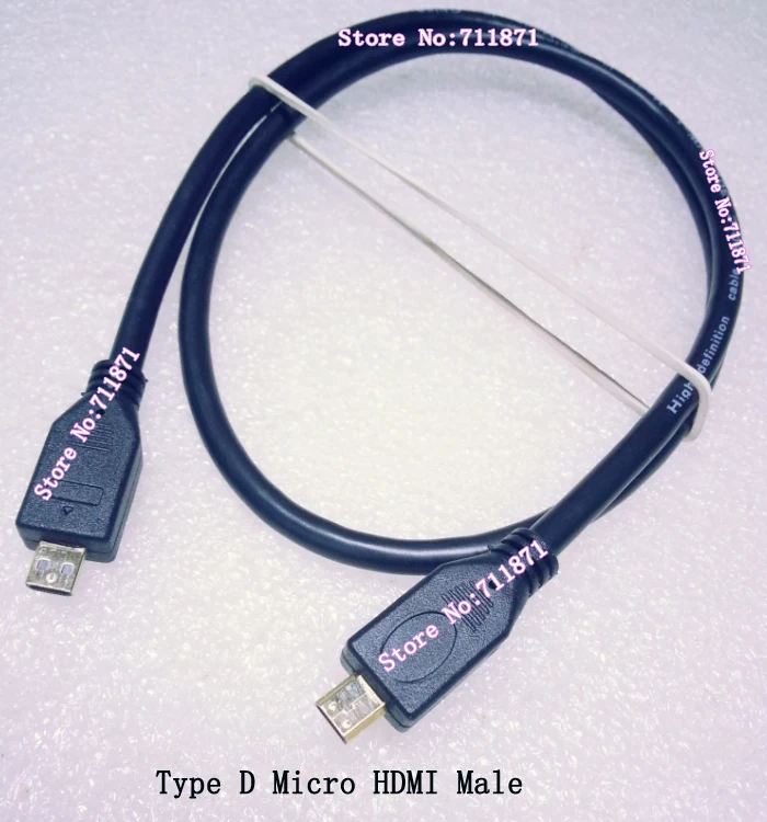 

50cm Male to Male Micro HDMI Cable short Male Type D HDMI Line Cable Camera Mobile phone HDMI Cable Line Type D Micro HDMI Line