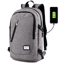 2017 New Fashion Canvas Men's Backpacks Women Travel Bag Student Backpack USB School Bags For Teenagers Backpack Famous Brand myosazee brand new design one piece backpacks luminous 4 colors school bags canvas printing for teenagers backpack male bag