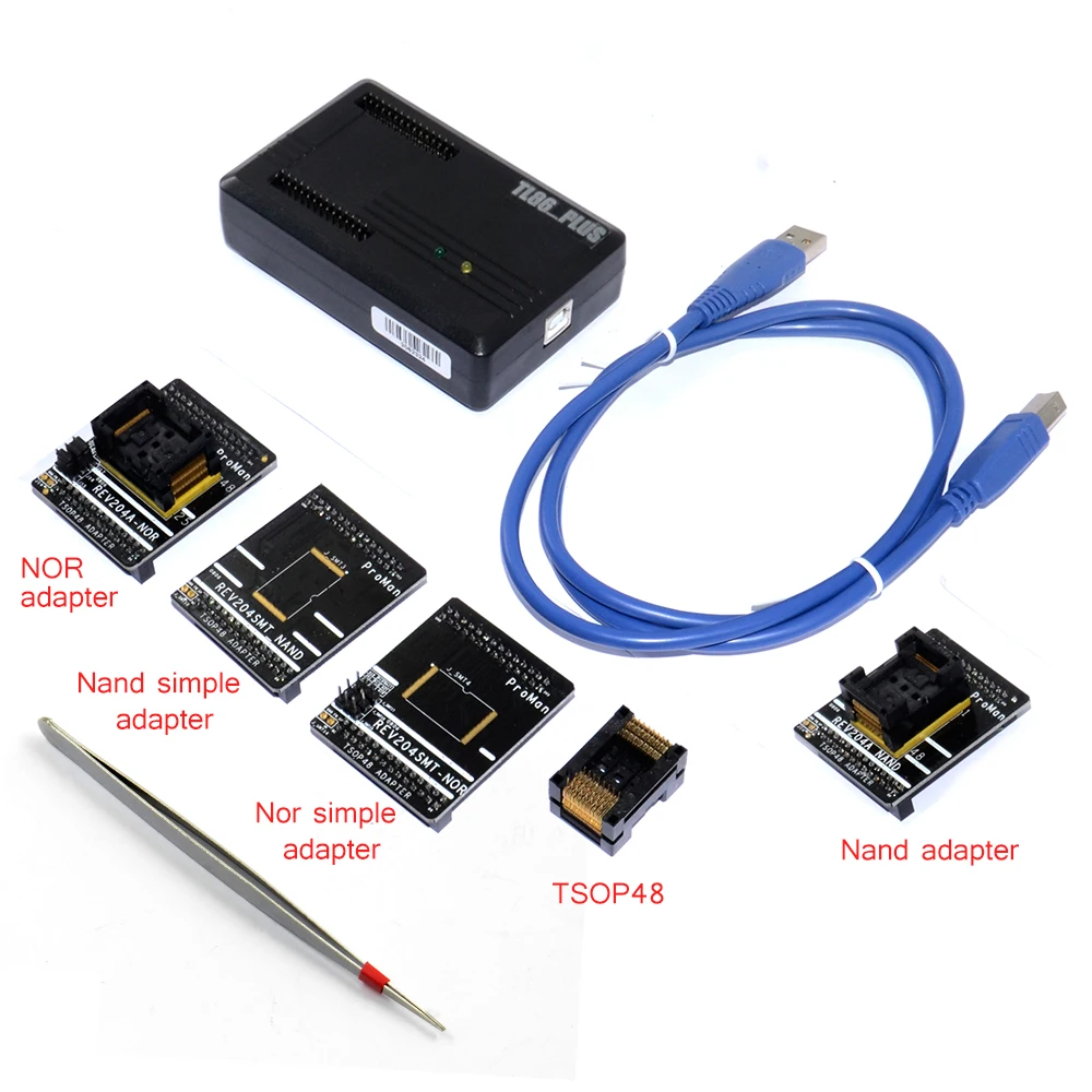 

NAND ProMan Professional nand flash programmer/NAND NOR TSOP48 FLASH programmer TL866 PLUS programmer /high programming speed