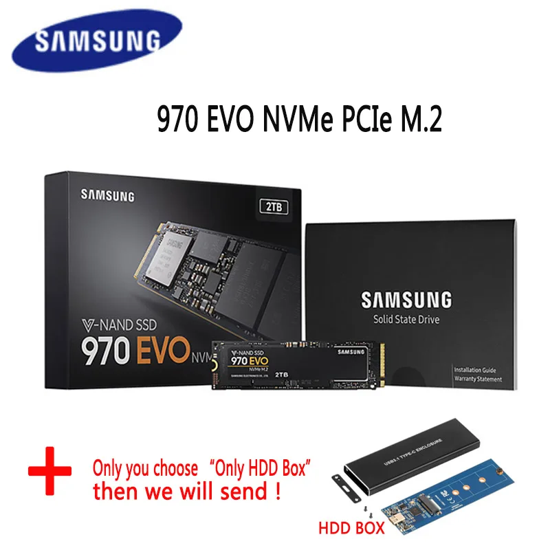 SSD SAMSUNG M.2 M2 1 ТБ 500G 250G HD NVMe жесткий диск HDD 970 EVO твердотельный PCIe для ноутбука
