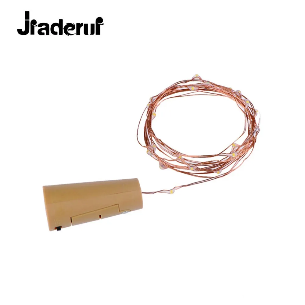 Jiaderui 2 м 20 LED медная проволочная струнная лампа для феи Святого Валентина свадьбы