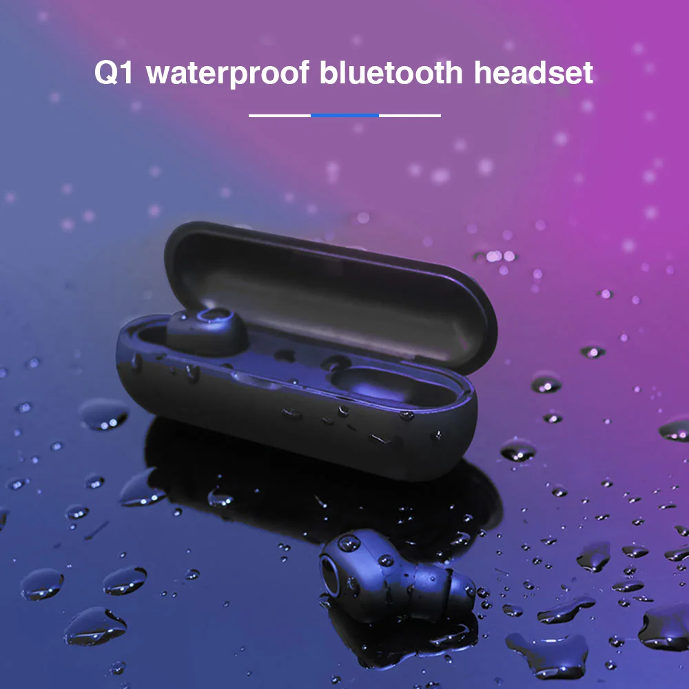 KISSCASE TWS беспроводные Bluetooth наушники стерео гарнитура с микрофоном зарядная