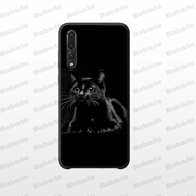 Чехол для телефона Babaite черный кошачий глаз Huawei NOVE3E P10 Plus Mate9 10 Mate10 Lite P20 Pro