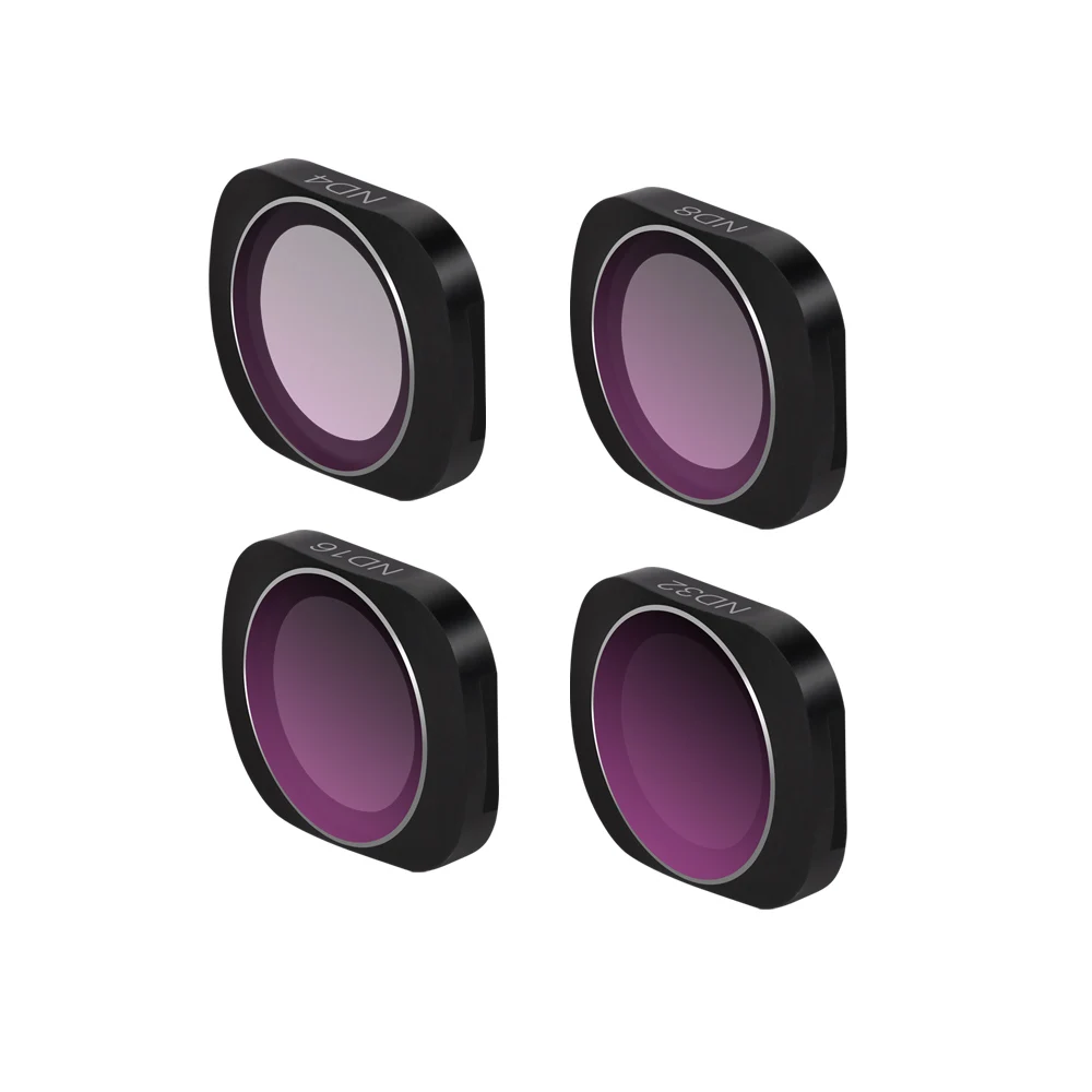 Оптический стеклянный фильтр для объектива для DJI Osmo Pocket Vlog фильтры ручной карданный Объектив Аксессуары MCUV/CPL/ND/ND-PL Регулируемый угол наклона - Цвет: ND4 ND8 ND16 ND32