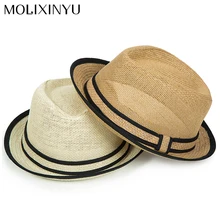MOLIXINYU/детская шапочка для мальчиков и девочек, классная фотография, Fedora, Детская Летняя шляпка для маленьких мальчиков, Пляжная джазовая кепка для детей