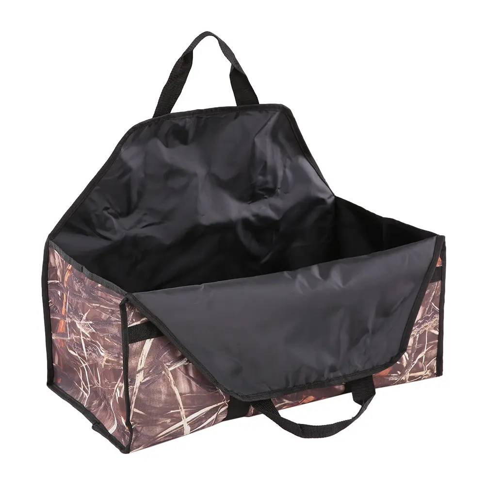 Large Capacity Oxford Cloth Logs Carrier with 2 Handles Fire Wood Holders Firewood Storage Package Bag Holders Carrying Bag