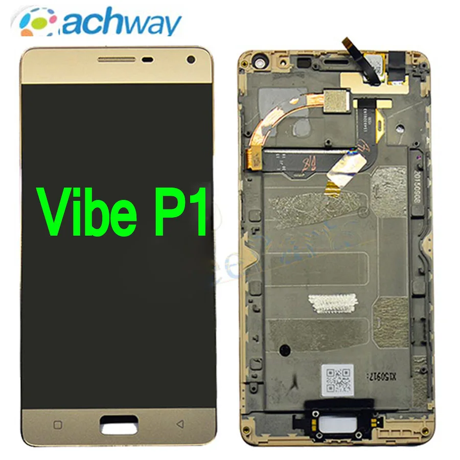 

For Lenovo Vibe P1 LCD Display Touch Digitizer Screen Assembly P1c72 P1a42 p1c58 For Lenovo Vibe P1 LCD With Frame Replacement
