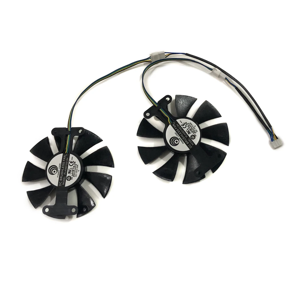 2 шт./компл. PLA09215B12H/PLA09215S12H Red Dragon RX 580/480/470 кулер GPU для видеокарты PowerColor RX480 RX580 RX470 |