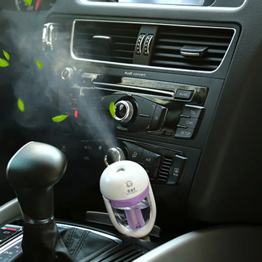 1 шт. 12 в автомобильный освежитель воздуха мини-увлажнитель для автомобиля очиститель воздуха аромат и автомобиль ароматерапия тумана Fogger эфирное масло диффузор