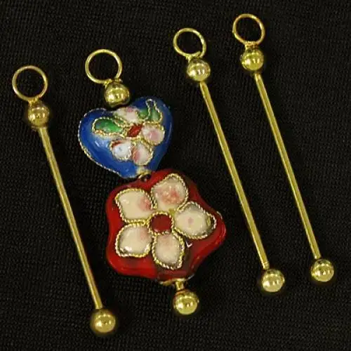 10PC DIY U Bead It Changeable Pendant Gold Plated Metal DIY Findings