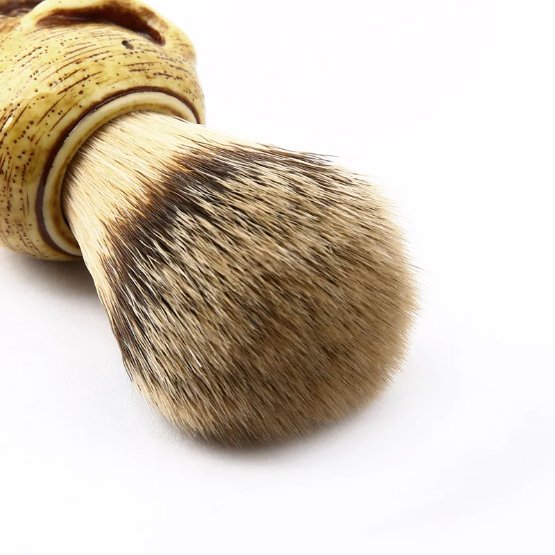 Barba Escova Cabeça de Resina Em Forma