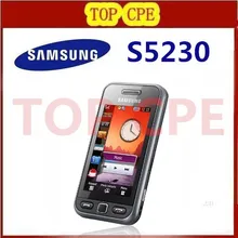 Original Samsung S5230 Unlocked 3.0 inch Touch screen 2MP Camera Cell Phones in stock Free Shipping
