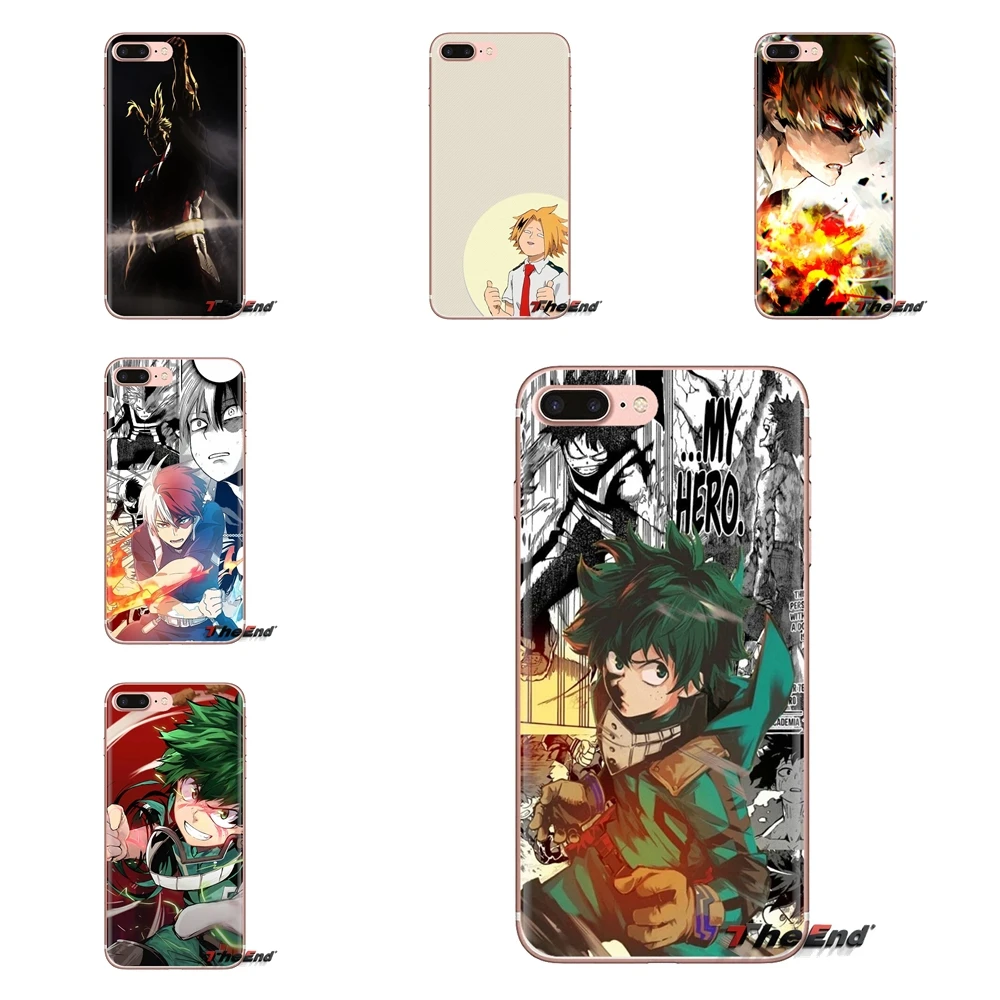 

Soft TPU Phone Case For Samsung Galaxy S3 S4 S5 Mini S6 S7 Edge S8 S9 S10 Plus Note 3 4 5 8 9 My Hero Boku no Hero Academia deku