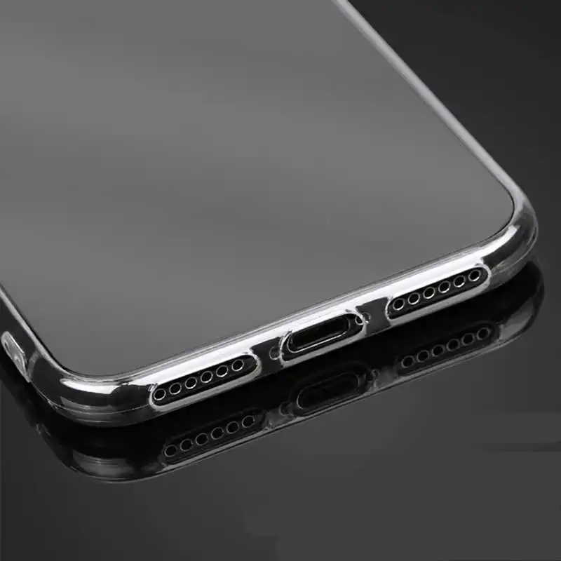 Ультратонкий чехол для Apple iPhone X XS Max XR прозрачные мягкие чехлы из ТПУ 6S 6 7 8 Plus 5 SE 4 S