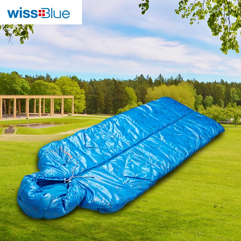 

Wissblue Outdoor Professional Mummy Sleeping Bag Hiking Warm Lightweight Compact 3-4 Season For Adult/Child With Carry Bag