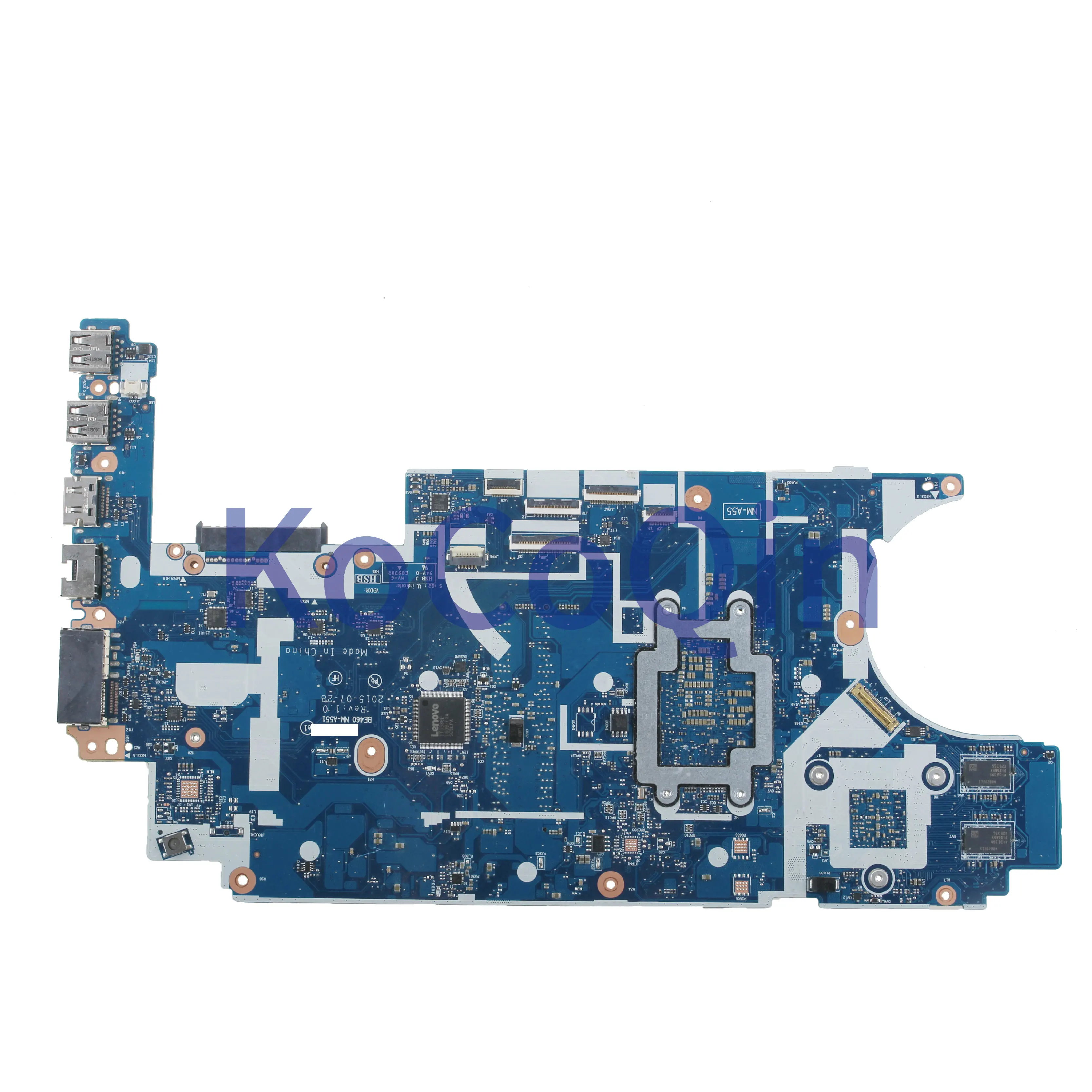 Promo  KoCoQin Laptop motherboard For LENOVO IdearPad E460 Core I7-6500U Mainboard BE460 NM-A551 00UP260 S