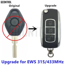 QCONTROL Chiave A Distanza 315 mhz/433 mhz Aggiornato per BMW EWS X3 X5 Z3 Z4 1/3/ 5/7 serie di Auto di Portello Del Veicolo di Blocco Radio Controller
