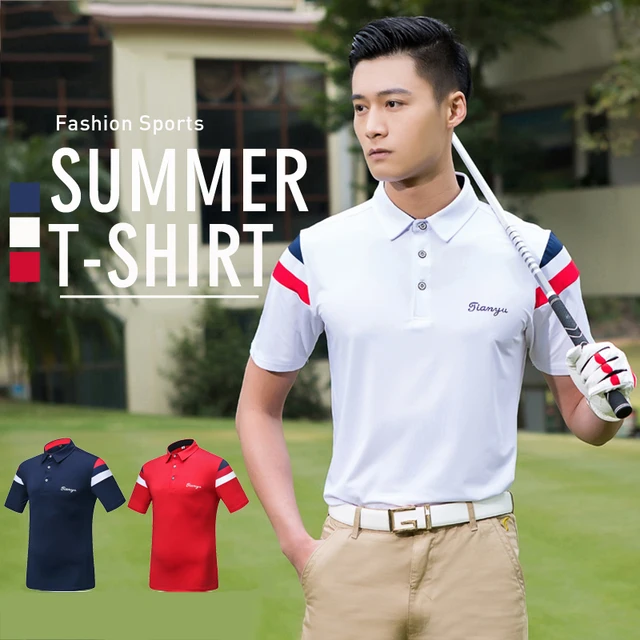 Buy Golf T Shirts Men Tshirt 2018 Short Sleeve Tops