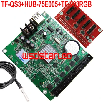 

TF-QS3+HUB-75E005+TF-908RGB Temperature Sensor 320*64 160*128 USB Full color asynchronous LED control card
