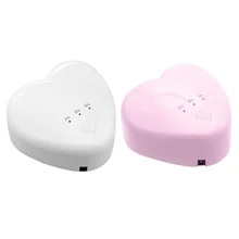Мини USB 18 Вт 8 СВЕТОДИОДНЫЙ УФ-гель для ногтей Сушилка отверждения лампа в форме сердца Маникюрный Инструмент