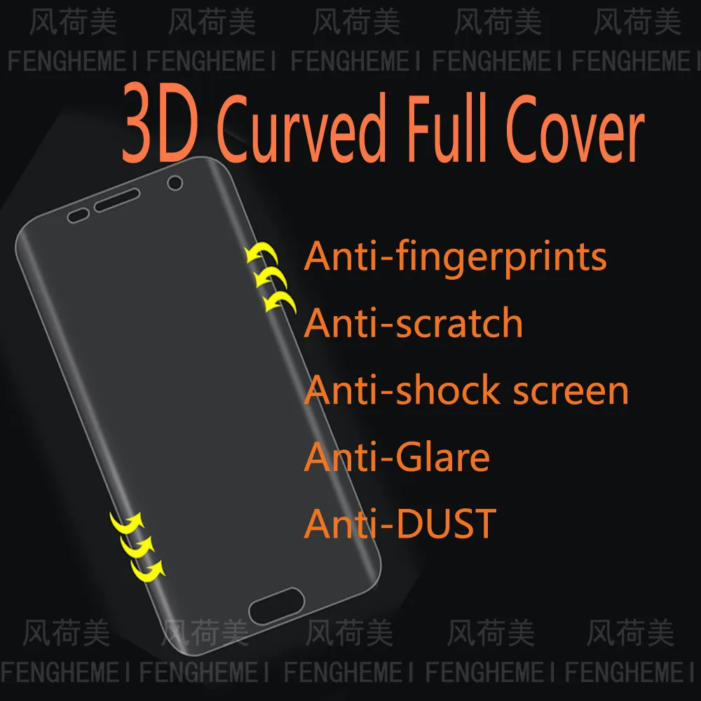 

5pcs/lot FENGHEMEI 3D Curved Full Screen Protector For Samsung S8 S9 Plus Note 8 9 S10 Lite Plus (Not Tempered Glass)