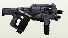 Mass Effect 3 M 12 Locust Assault Rifle 1 1 Scale 3D Paper Model Handmade DIY