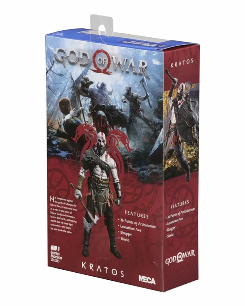 

PS4 God of War 4 Kratos Figure PVC Kratos NECA Action Figure Collectible Model Toy 20cm